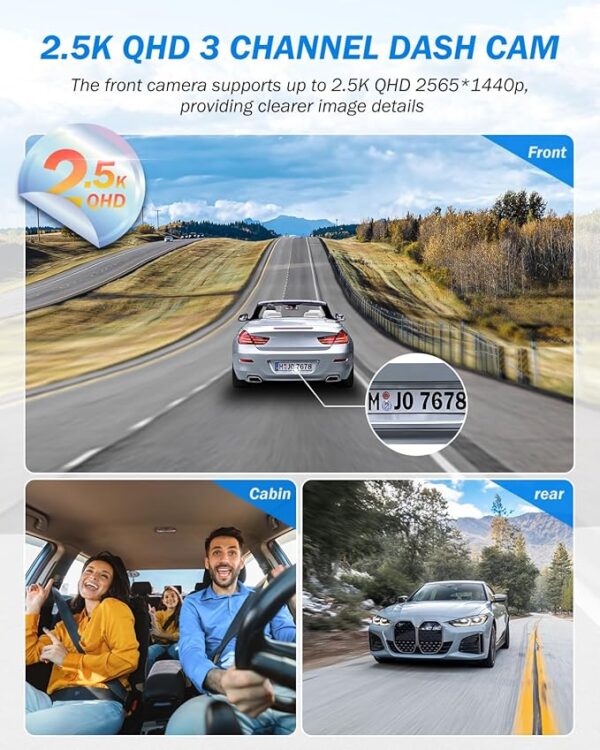 limited Time Deal BAEASU Dash Cam Front and Rear - Image 3