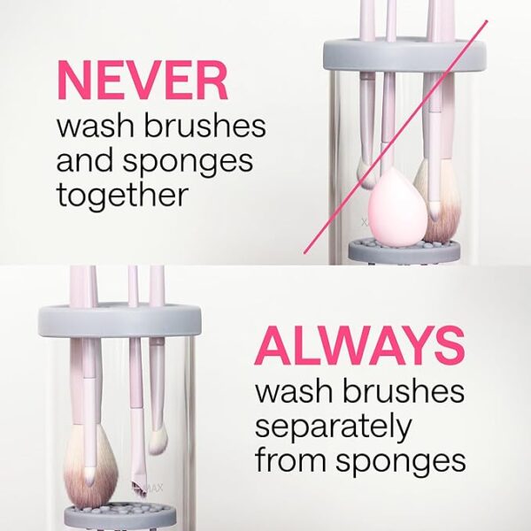Limited Time Deal 2-in-1 Electric Makeup Brush Cleaner Machine - Image 5